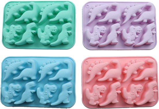 Silikon Backform Dinosaurier Multifunktionale Süßigkeiten Und Schokoladenform Lebensmittelechtes Silikon