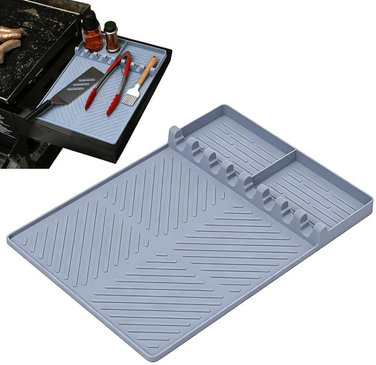 Silikon Grillmatte Rutschfeste Grillfläche 40,5 X 29,5 Cm