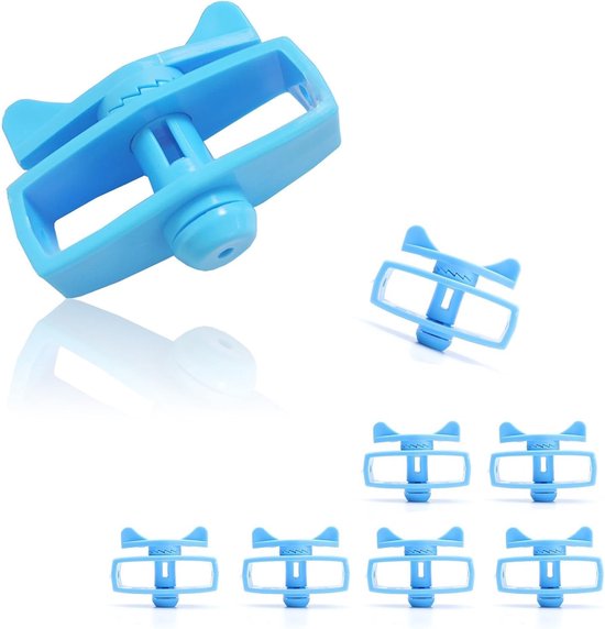 8 Teilig Griff Drehbarer Drahtspanner Technischer Kunststoff Drahtspanner Blau Zum Spannen Von Wäscheleinen
