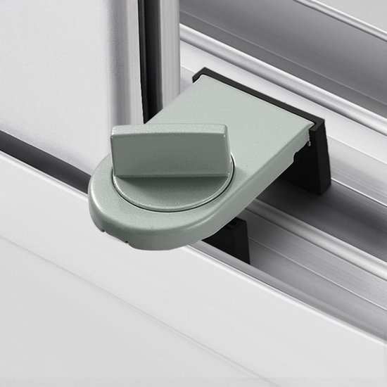Fensterverriegelung Aus Aluminiumlegierung Zur Befestigung Von Insektenschutzgittern, Sicherheitsverriegelung Für Schiebetüren Im Wohnzimmer (hel