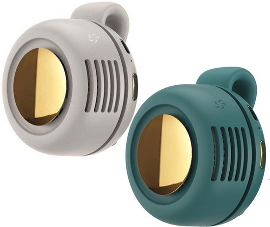 Mini Ventilator Clip Ventilator Wiederaufladbarer Usb Ventilator Tragbarer Clip Ventilator Nackenventilator Leiser, Blattloser Usb Ventilator Ver