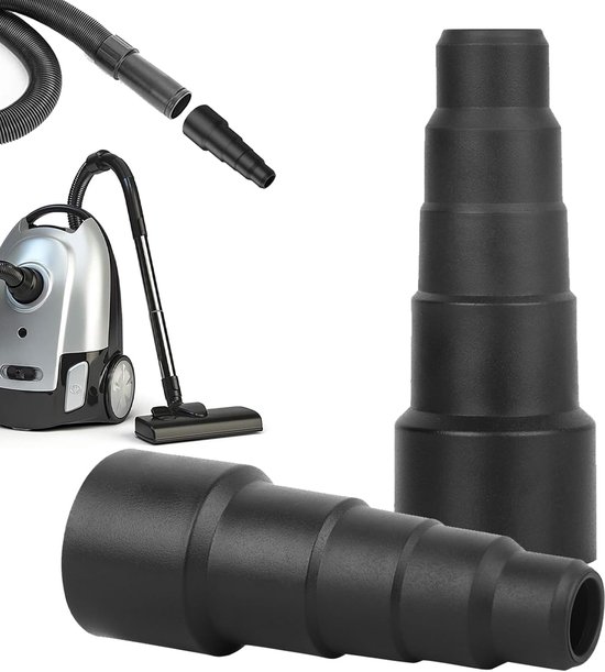 2er Pack Gummiadapter Für Staubsauger Schlauchadapter Zum Verbinden Von Staubsaugerschläuchen Kompatibel Mit Den Meisten Marken (20 Mm Bis 46,7 M