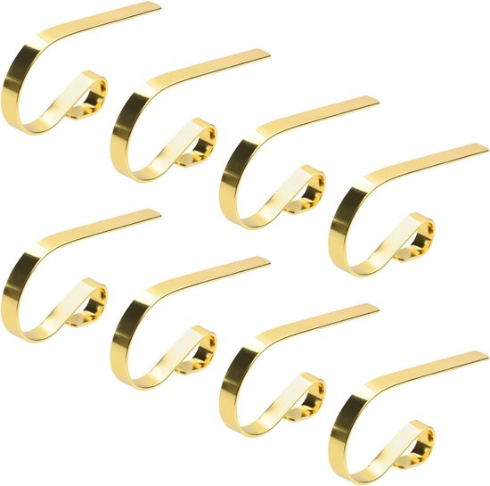 8 Teiliges Set Weihnachtssockenhalter Kaminhaken Ofenhalterungen Für Weihnachtsdekorationen Strumpfhalter Kaminsimsclips Für Weihnachten Partydek