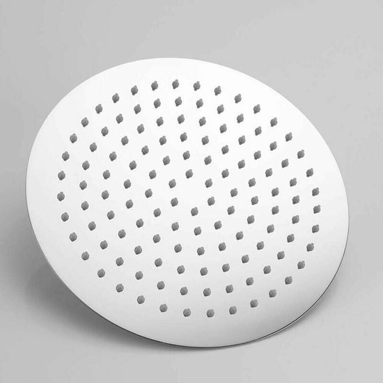Wassersparende Dusche, 20 Cm Runder Duschkopf, Universeller Regenduschkopf Mit 1/2 Zoll Gewinde, 360° Drehbar, 30° Neigbar