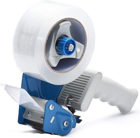 2 Zoll Klebebandhalter Für Klebebandabroller, Kartonverpackungen, Leichter, Industrieller Seitenklebebandhalter Blau