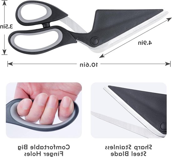 Professioneller Pizzaschneider Mit Aluminiumgriff Und 27 Cm Langer Schneideklinge, Für Perfekte Pizzastücke Und Einfaches Servieren