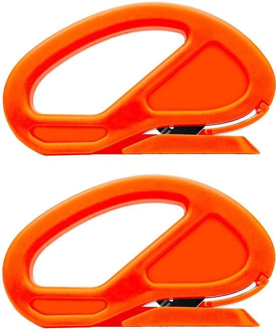Sicherheitsmesser Vinylfolien Schneidewerkzeug 2er Pack Orange
