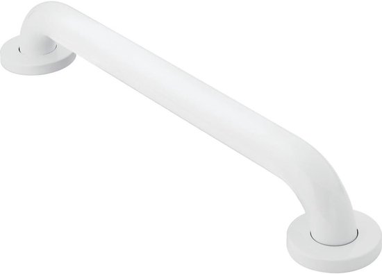 Haltegriff Für Toilette, Badewanne Und Dusche, Wandgriff Für Bad, Dusche Und Toilette, 40 Cm, Wandhalterung, Weiß, Metall, Edelstahl