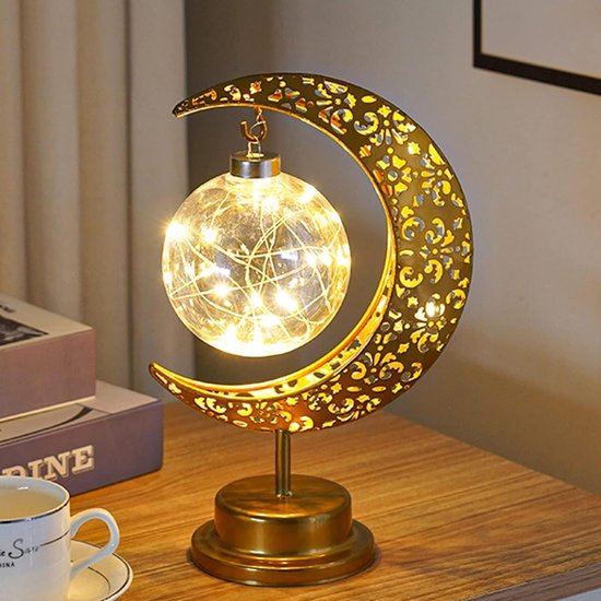Led Mondlampe Ramadan Dekoration Gelb