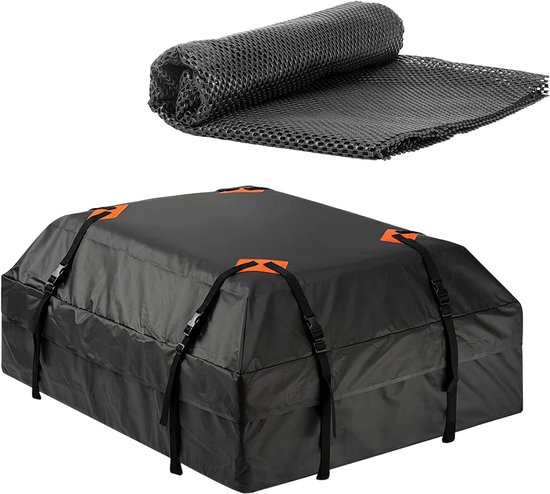 Dachbox Mit Antirutschmatte Unverzichtbar Beim Camping Wasserdicht Und Feuchtigkeitsbeständig Extra Große Größe (112 × 87 × 44 Cm) Faltbare, Trag
