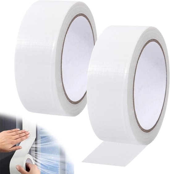 2 Rollen Klebeband Transparentes, Selbstklebendes Klebeband 5 Cm X 3 M Hochviskoses, Wasserfestes Klebeband Winddichtes Klebeband Für Winterfenst