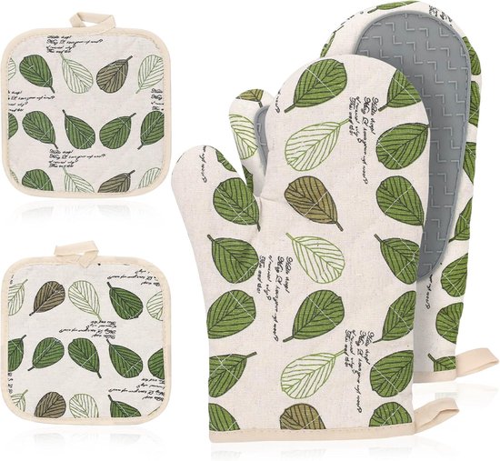 Ofenhandschuhe 1 Set Hitzebeständige Ofenhandschuhe Topflappen & Ofenhandschuhe Hitzebeständige Handschuhe Zum Kochen Und Backen