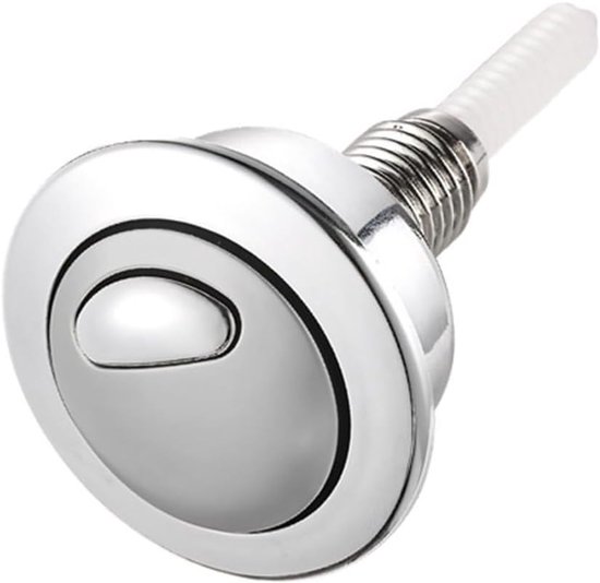 Toilettenspülknopf Ersatzknopf Badezimmerreparatur Zweimengenspülung 48 Mm Loch Silber