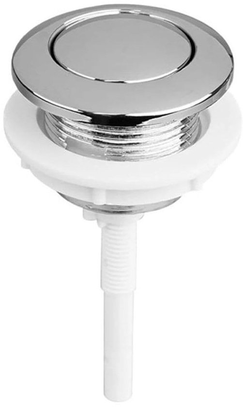Spülknopf Für Toilette Spülkastenteil Toilettenreparatur Wassersparendes Design 36 Cm Länge Silber