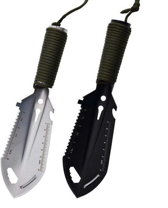 2 Teilige 9 In 1 Überlebenshacke Ultraleichte Mini Campinghacke Ausrüstung Für Rucksackreisen, Camping Und Outdoor Abenteuer
