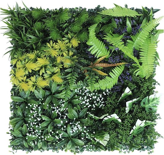 Künstliche Grüne Wandpaneele Künstliche Hecken Für Den Innenbereich Als Hintergrund Oder Als Zaun Für Den Außenbereich (abmessungen: 50 X 50 Cm/1