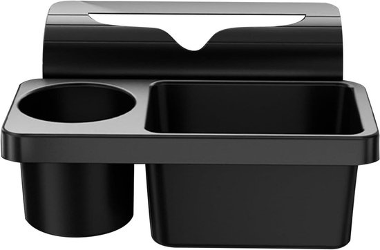 Getränkehalter Fürs Auto Ablagefach Organizer Autoinnenraum Rutschfest 23 X 18 X 11 Cm Schwarz