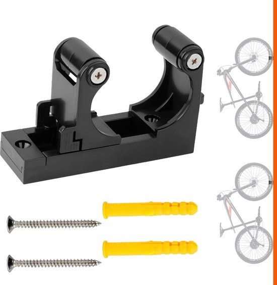 Fahrrad Wandhalterung Fahrradaufhänger Garagenaufbewahrung Verstellbar 9,9 X 6,2 Cm Verschiedene Farben