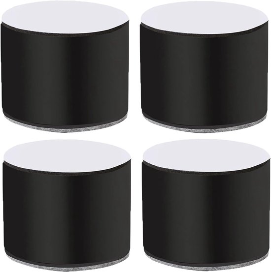 Möbelerhöhungen Set Sofaerhöhungen Mehr Stauraum Robuster Kohlenstoffstahl 4er Set Schwarz