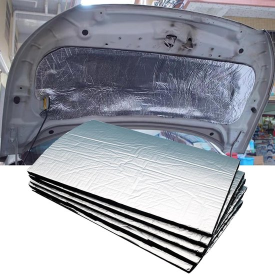 Schalldämpfende Matte, Wärmeisolierende Pads, Auto Schalldämmung, Reduziert Vibrationen Von Straße Und Motor, Verbessert Ihr Fahrerlebnis, 5 Teil