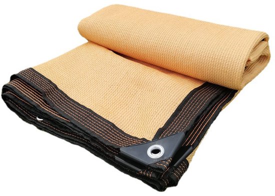 Sonnenschutznetz Für Den Außenbereich Bietet Schatten Und Frostschutz Pe Material 30 X 60 X 10 Cm Für Gärten, Pools, Garagen Und Terrassen Gelb