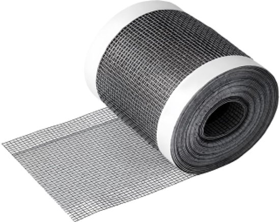 Fliegengitter Reparaturset, 7 Cm X 5 M, Wasserdichter Und Strapazierfähiger Netzreparaturflicken, Schwarz, Für Fenster , Tür Und Zeltgitter, Kleb