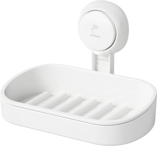 Duschseifenschale Mit Saugnapf Selbstentleerende Seifenschale Wandmontage Ohne Bohren Abnehmbarer Schwammhalter Für Badezimmer, Badewannen, Küche