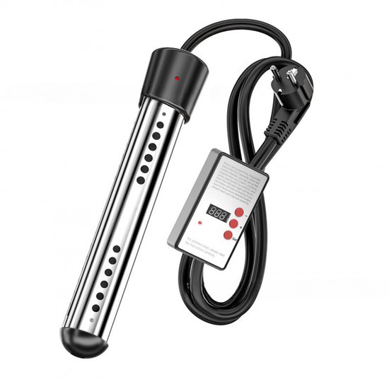 Elektrischer Tauchsieder Eimerheizer, Hochleistungs Tauchheizer Für Pools Im Haushalt, Abdeckung Und Thermostat Aus Edelstahl 304, Automatische A