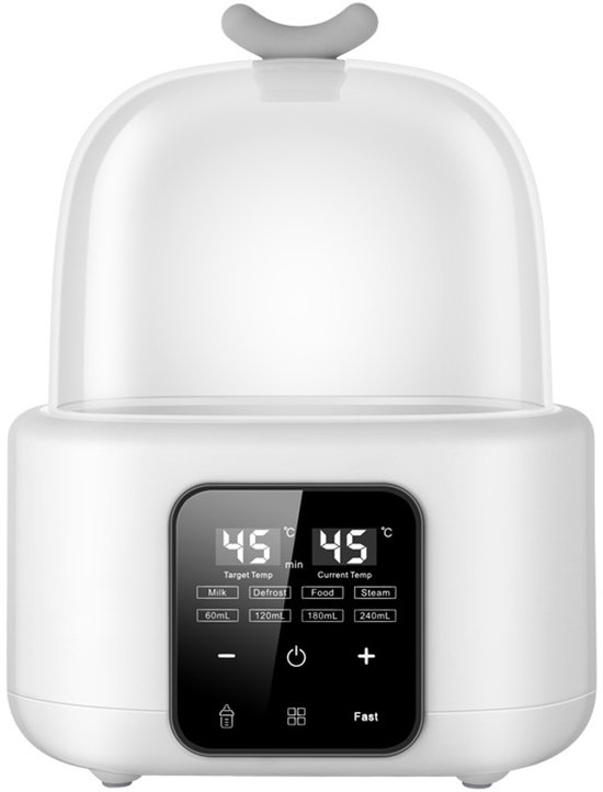 Flaschenwärmer Mit Temperaturregelung, Erwärmt Muttermilch Und Säuglingsnahrung In Wenigen Minuten, Flaschensterilisator Mit Digitalem Lcd Displa