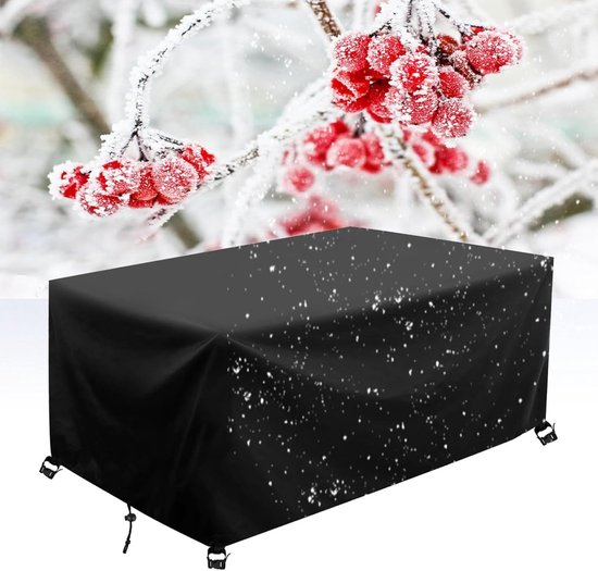 Wasserdichte Schutzhülle Für Gartenmöbel Schutzhülle Für Terrassenmöbel Schützt Ihre Gartenmöbel 420d Oxford Gewebe 250 X 200 X 90 Cm Schwarz