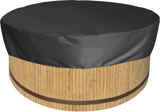 Whirlpool Schutzabdeckung, Rund, 200 X 30 Cm, Schwarz