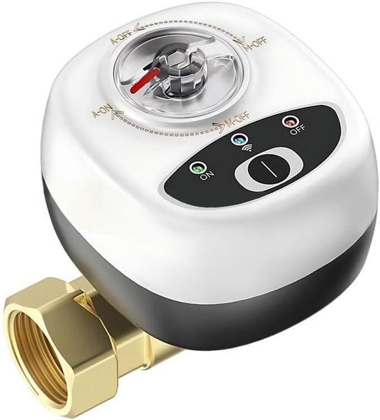 Intelligentes Wlan Wasserventil Mit Automatischer Fernabschaltung Alexa Kompatibel Bewässerungsuhr Kupfer, 2,5 Cm Lang