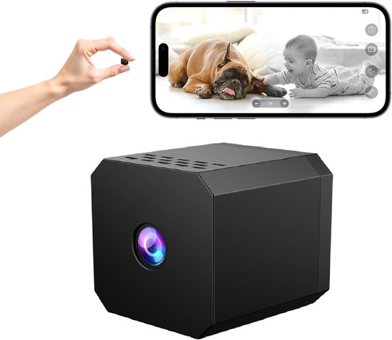 Spionagekamera Versteckte Kamera Nachtsicht Sicherheitskamera Inkl. 64 Gb Sd Karte Mini Kamera Schwarz