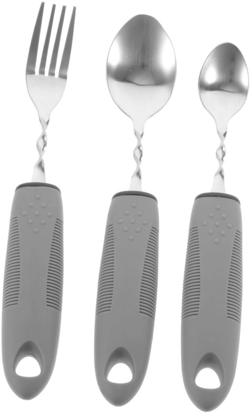Besteck Take Besteckset 1 Teiliges, Wackelfreies Geschirrset Servierbesteck Essbesteck Mit Großen, Ergonomischen Griffen Für Menschen Mit Behinde