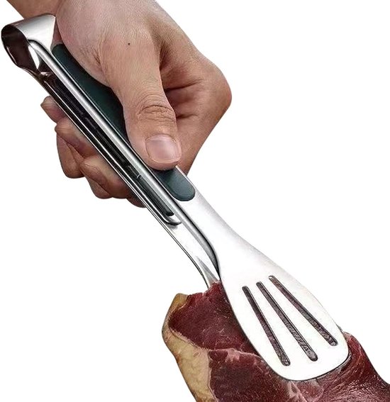 Servierzange Küchenzange Zum Servieren Von Vorspeisen Edelstahl 18 Cm Silber