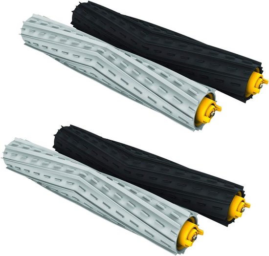 2 Teiliges Ersatz Extraktionswalzen Set, Passend Für Irobot Roomba 800/900 Serie, Gummi Hauptbürste, Hochwertige Ersatzteile