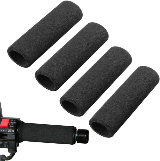 Set Mit 4 Universellen Schaumstoff-lenkerüberzügen Für Fahrrad Und Motorrad