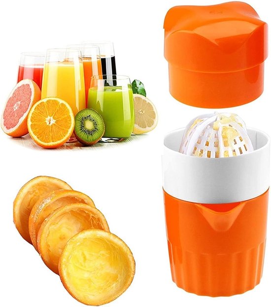 Haushalts Saftpresse, Saftflasche, Zitruspresse, Handpresse