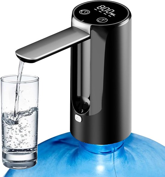 Elektrische Wasserflaschenpumpe Mit 3 Förderstufen, Dosierfunktion, Faltbare Usb Trinkwasserpumpe Für Zuhause Und Camping