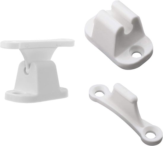 Für 4 Paar Türbefestigungssets, T Förmige Türstopper Befestigungsklammer, Türstopper, Elastische Nylon Anschlagbegrenzer Für Wohnmobile, Wohnwage