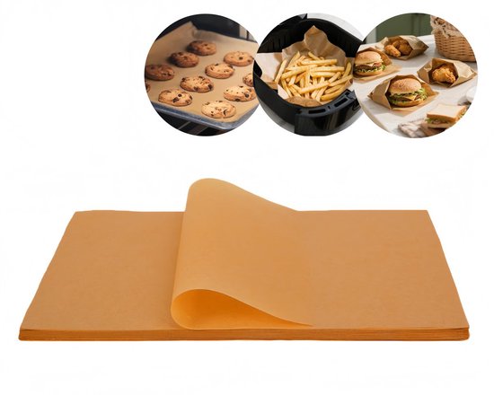 100 Blatt Fettdichtes Papier Für Lebensmittelkörbe 15 X 15 Cm Fettdichtes Papier Zum Einwickeln Von Brot, Hamburgern, Pommes Frites Und Sandwiche