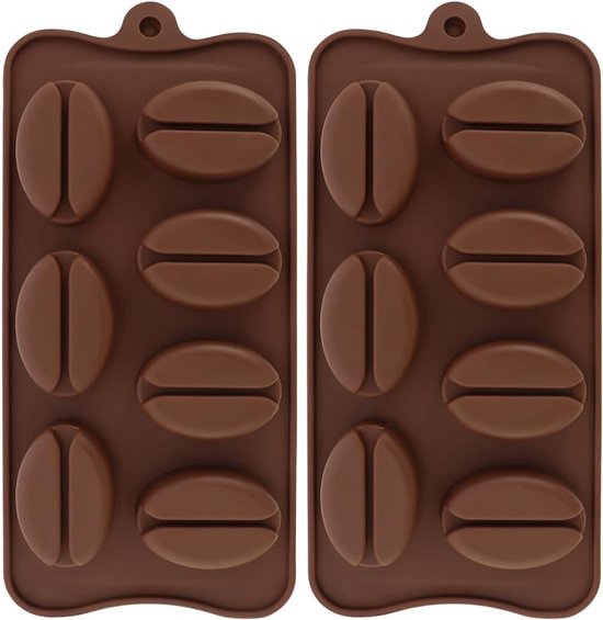 2 Teilige Silikon Backformen Silikon Schokoladenformen Bonbonformen Silikon Schokoladenformen In Kaffeebohnenform Kaffeebohnenformen Für Die Hers