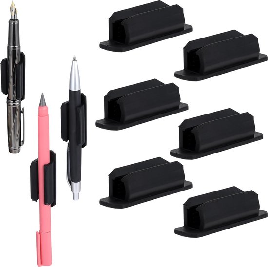 6 Silikon Stifthalterclips, Flexible Stifthalter Und Textmarkerclips Für Büro, Schule Und Zuhause, Für Lehrer Und Schüler