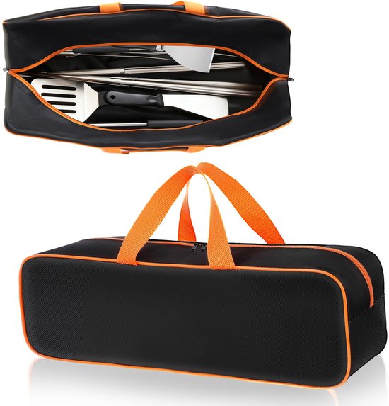 Grillwerkzeugtasche Geräumige Aufbewahrung Für Grillzubehör Und Werkzeuge Für Den Außenbereich (43 X 13 X 12 Cm)