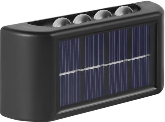 8 Led Solarleuchte Für Den Außenbereich (oben Und Unten), Solar Garagenleuchte, Wasserdichte Ip65 Sicherheitsleuchte Für Den Außenbereich, Kabell