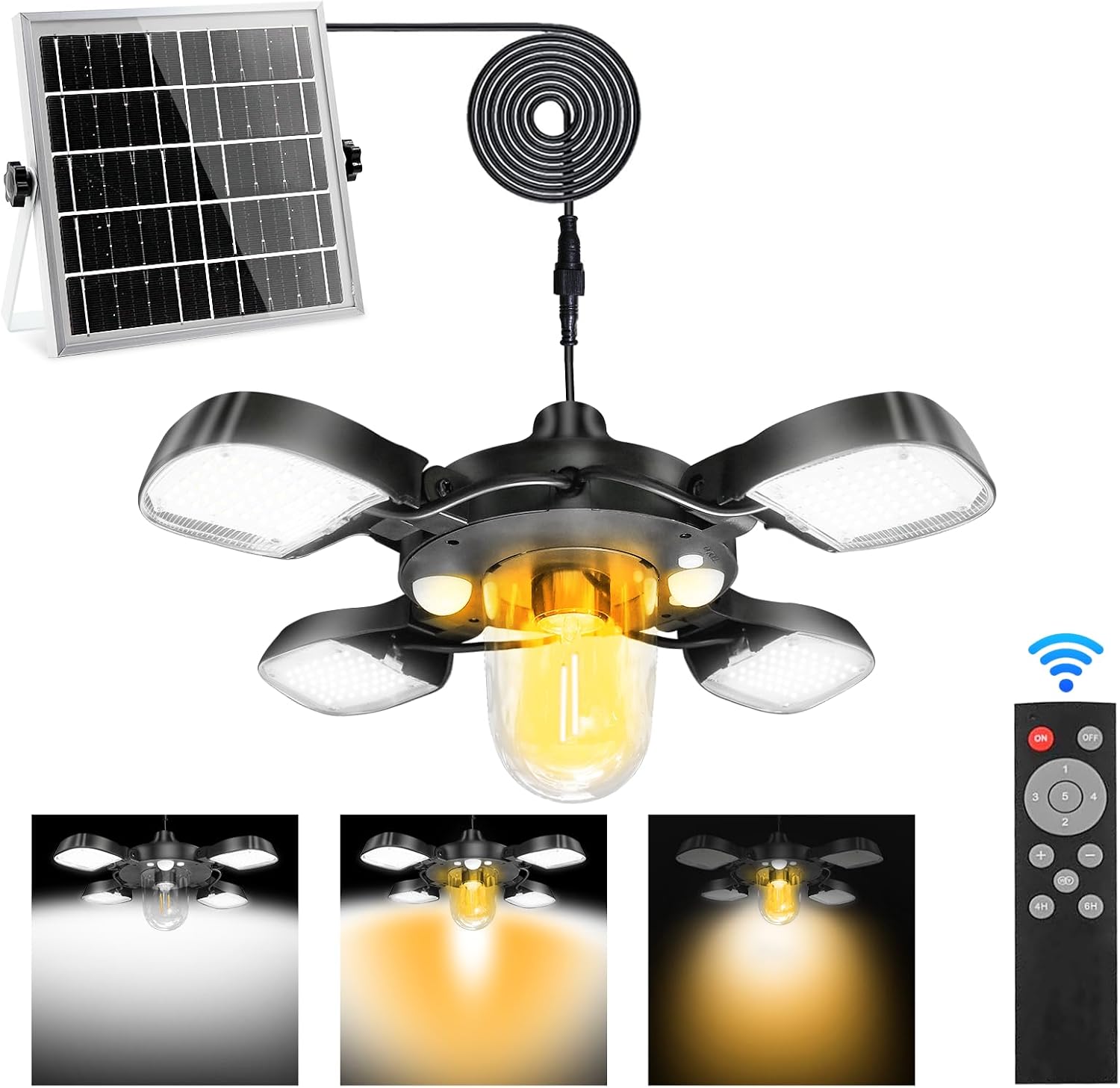 2 Stück Solar Lichterkette Für Den Außenbereich, 12 M, 100 Leds, 8 Modi, Wasserdicht, Kupferdraht, Dekorative Solar Lichterkette Für Terrasse, To