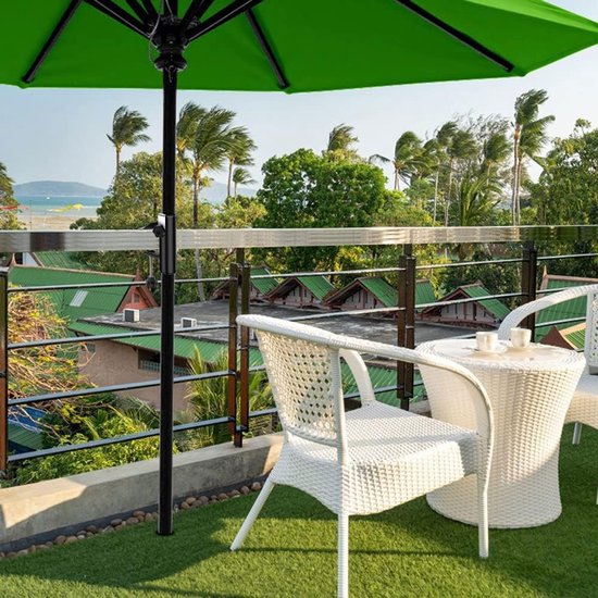 Montagehalterung Für Sonnenschirm Sonnenschirmhalter Für Balkon Und Tisch Befestigungsclip Für Balkontür (schwarz)