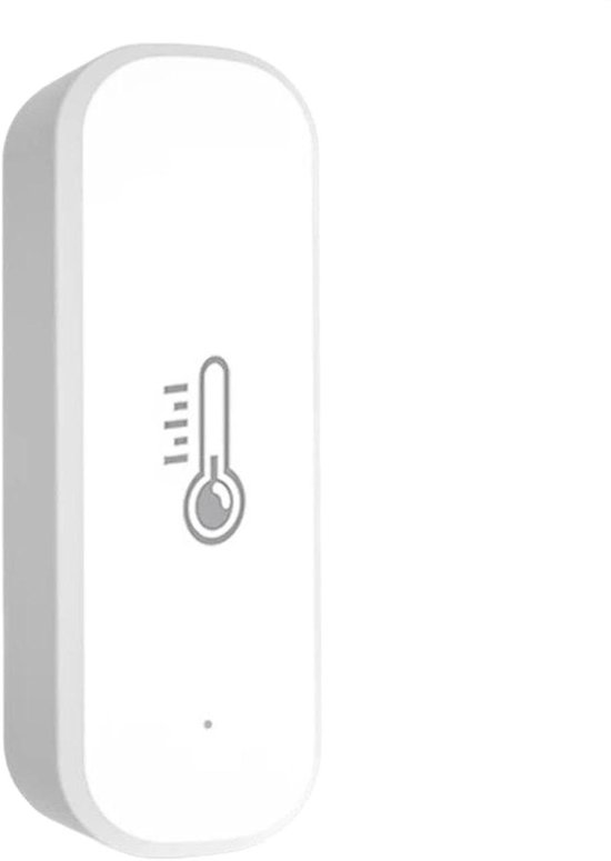 Wlan Temperaturmonitor Kabelloser Sensor Raumklimaüberwachung App Steuerung 10 Cm Weiß