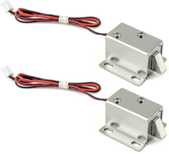 12 V Magnetventil Elektroschloss Für Sicherheitssysteme, Tresortüren, Schranktüren, 2 Stück