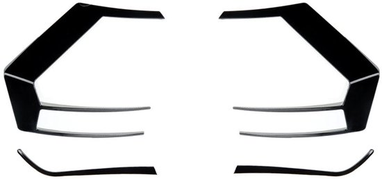 Passend Für Vw Golf 7 Gti R Gtd (2012 2015): Schwarzer Heckstoßstangensplitter (canard). Nicht Passend Für Golf 7.5.